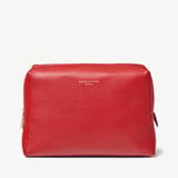 London Toiletry Bag Cardinal Red Pebble