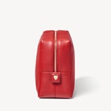London Toiletry Bag Cardinal Red Pebble