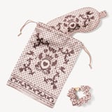 Silk Eye Mask Set Moleskin Cherubs Pure Silk