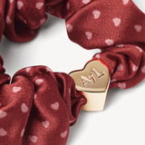 Silk Eye Mask Set Cherry Red Cherubs Pure Silk