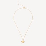 Bee Charm Necklace 18ct Gold Vermeil