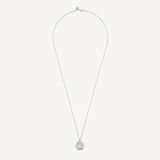 St Christopher Charm Necklace Sterling Silver 925