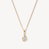 Diamond Pendant Necklace 0.015ct Diamond