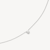 Floating Diamond 0.50ct Solitaire Necklace 0.53ct Diamond