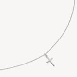 Cross Pendant Necklace Sterling Silver 925