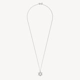 Star of David Pendant Necklace Sterling Silver 925