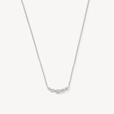 Graduating Diamond Necklace 0.145ct Diamond