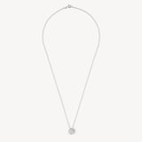 Monaco Diamond Cluster Pendant Necklace 1.0ct Diamond