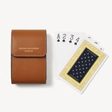Playing Cards & Holder Smooth Tan