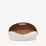 Classic Makeup Case Deep Shine Chalk White Small Croc