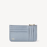 Ella Card & Coin Holder Sky Blue Pebble