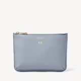 Medium Ella Pouch Sky Blue Pebble