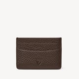 Slim Credit Card Holder Chocolate Pebble