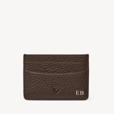 Slim Credit Card Holder Chocolate Pebble