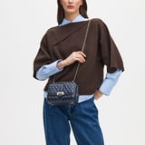 Lottie Navy Quilted Nappa