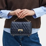 Lottie Navy Quilted Nappa