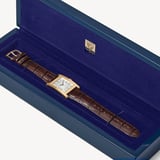 Mayfair® Classic Watch 23ct Gold Plated - Deep Shine Chestnut Croc