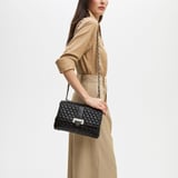 Large Lottie Black Quilted Nappa