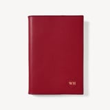 A5 Refillable Luxury Journal Heart Cherry Red Soft Saffiano with Soft Suede Lining