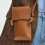 Ella Crossbody Phone Pouch Smooth Tan