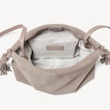 Soho Large Crossbody Pouch Moleskin Suede