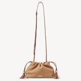 Soho Large Crossbody Pouch Cappuccino Suede