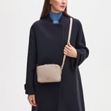 Camera Crossbody Moleskin Soft Saffiano