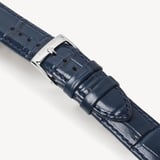 Mayfair® Classic Watch Stainless Steel - Deep Shine Navy Croc