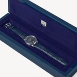 Mount Street Watch Stainless Steel - Deep Shine Navy Croc