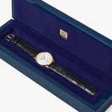 Mount Street Watch Yellow Gold PVD - Deep Shine Black Croc