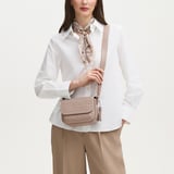 Ella Crossbody Moleskin Woven Leather