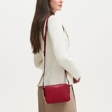 Camera Crossbody Cherry Red Soft Saffiano