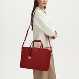 The Brook Street Cherry Red Soft Saffiano