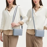 Camera Crossbody with Changeable Straps Sky Blue Pebble