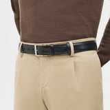 Classic Men's Belt Smooth Black