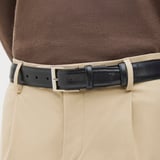 Classic Men's Belt Smooth Black