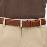 Classic Men's Belt Smooth Cognac