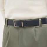 Men's Reversible Belt Smooth Black & Smooth Navy
