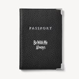 ‘Be With Me Always’ Passport Cover Black Pebble