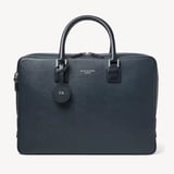 Men's Perso Charm  Navy Saffiano