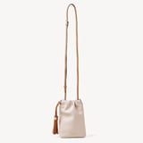 Soho Crossbody Pouch Beach Stone Premium Pebble & Smooth Tan