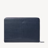 16" City Laptop Leather Folio Case  Navy Saffiano