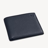 8 Card Billfold Wallet Navy Pebble