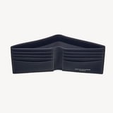 8 Card Billfold Wallet Navy Pebble