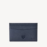 Slim Credit Card Holder Navy Pebble