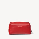London Makeup Bag Cardinal Red Pebble