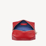 London Makeup Bag Cardinal Red Pebble