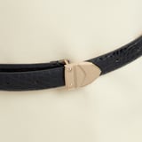 Mayfair Women's Waist Belt Black Patent Croc