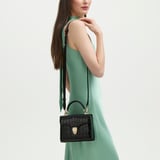 Midi Mayfair® Deep Shine Black Croc