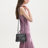 Midi Mayfair® 2 Black Patent Croc
